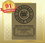 Bunnahabhain 27Y 42.6% 91分 (R19)